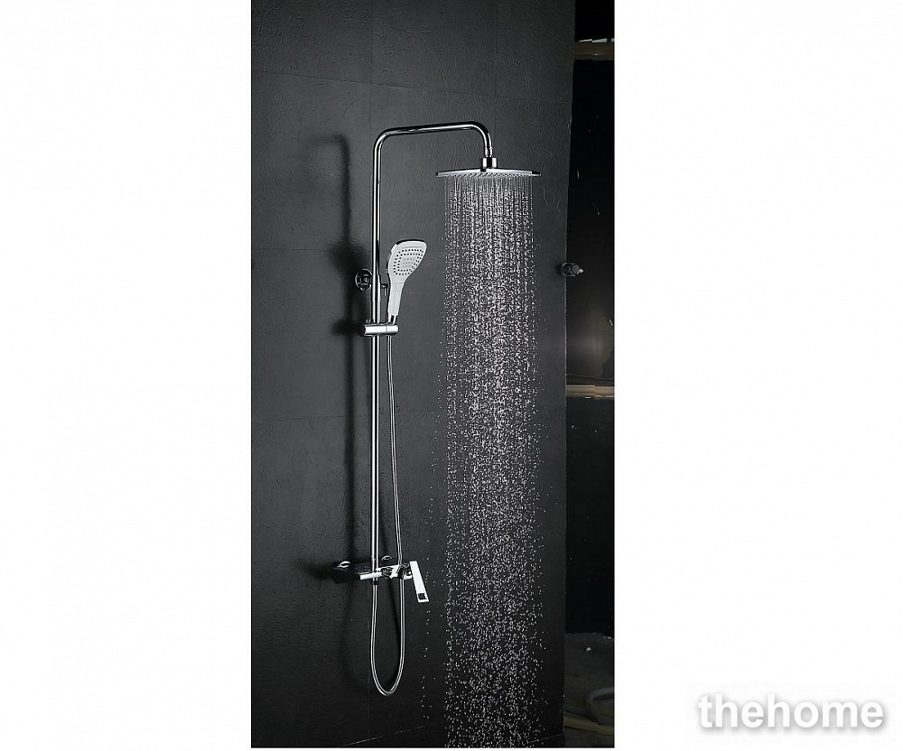 Душевой гарнитур хром серия Bronze de Luxe QUADRO LT919 Хром - TheHome