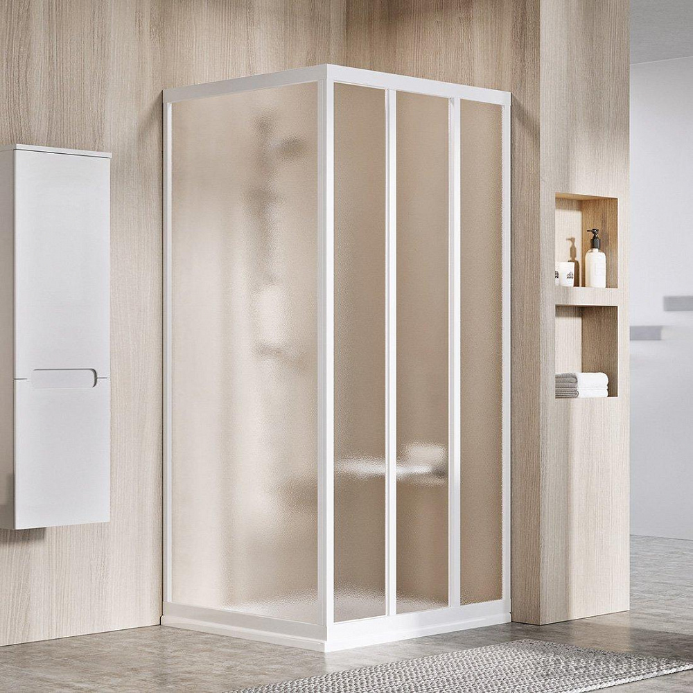 Душевая перегородка Ravak SUPERNOVA APSS-90 белая+ Grape - TheHome