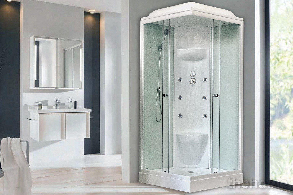 Душевая кабина Royal Bath 90HP7-WT белое/прозрачное - 2