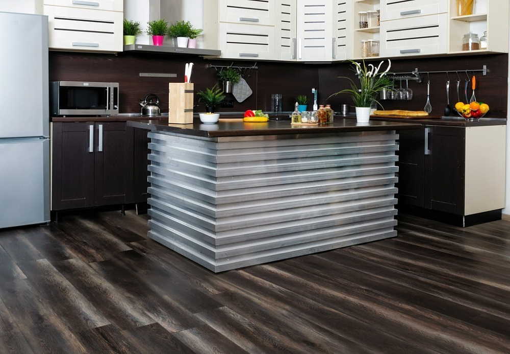 Кварц-виниловая плитка Alpine Floor Ultra Eco ОРЕХ ТЕМНЫЙ ECO 5-13 - TheHome