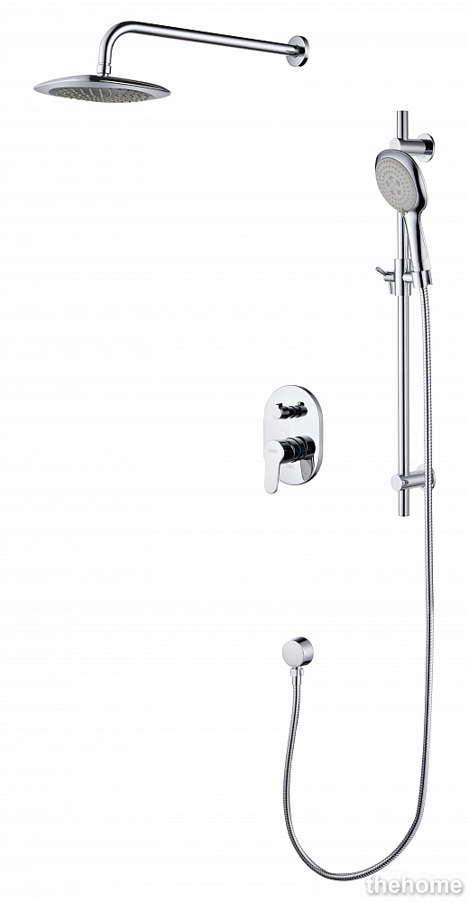 Душевой комплект D&K Rhein Marx DA1395601, хром - TheHome