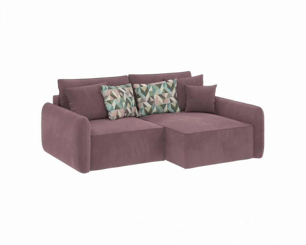 Диван угловой DeeOne Портленд-4 AAA4151016 розовый - TheHome