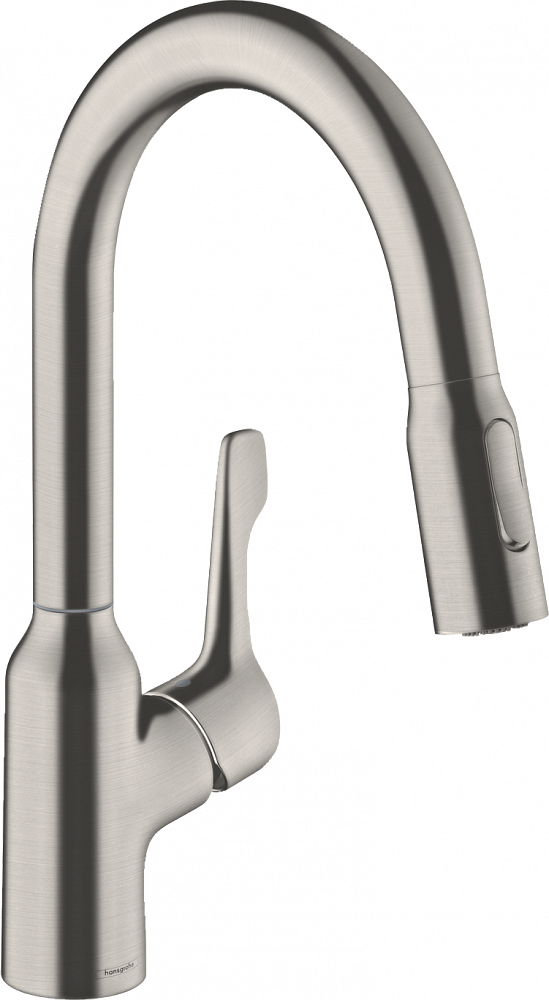 Смеситель Hansgrohe Focus M43 71811800 для кухонной мойки, под сталь - TheHome