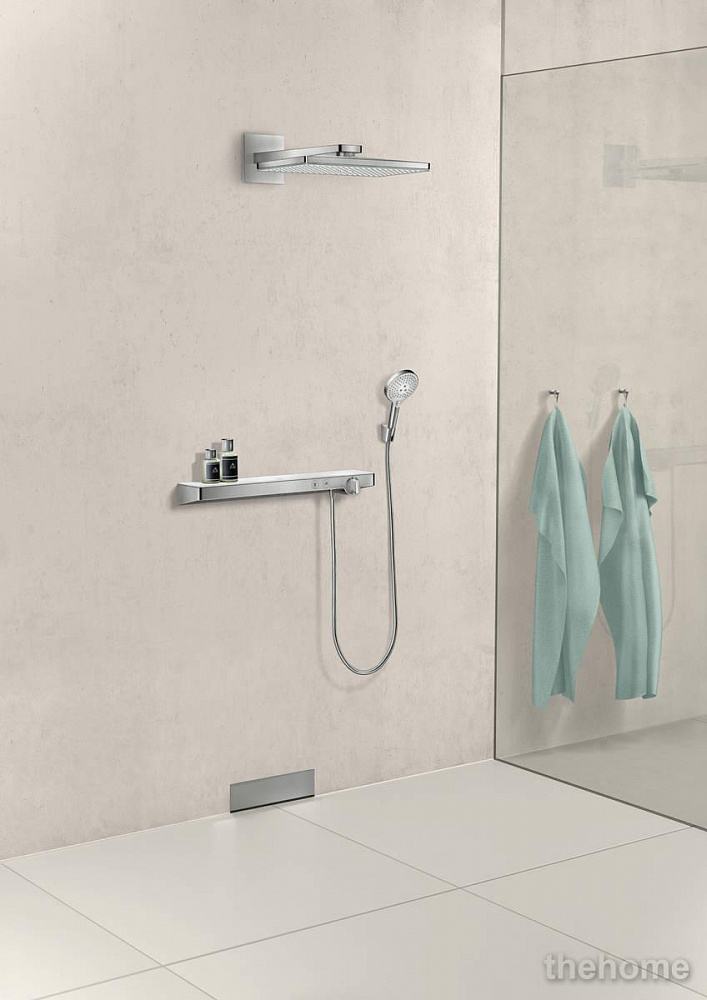 Верхний душ Hansgrohe Rainmaker Select 460 1jet 24003600, чёрный хром - 2
