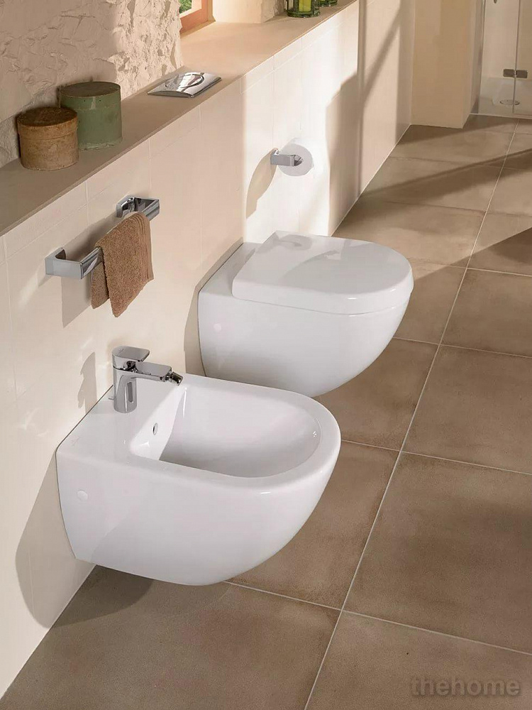 Подвесной унитаз Villeroy & Boch Subway Plus 6604 10R1 660410R1 alpin Сeramicplus - 5