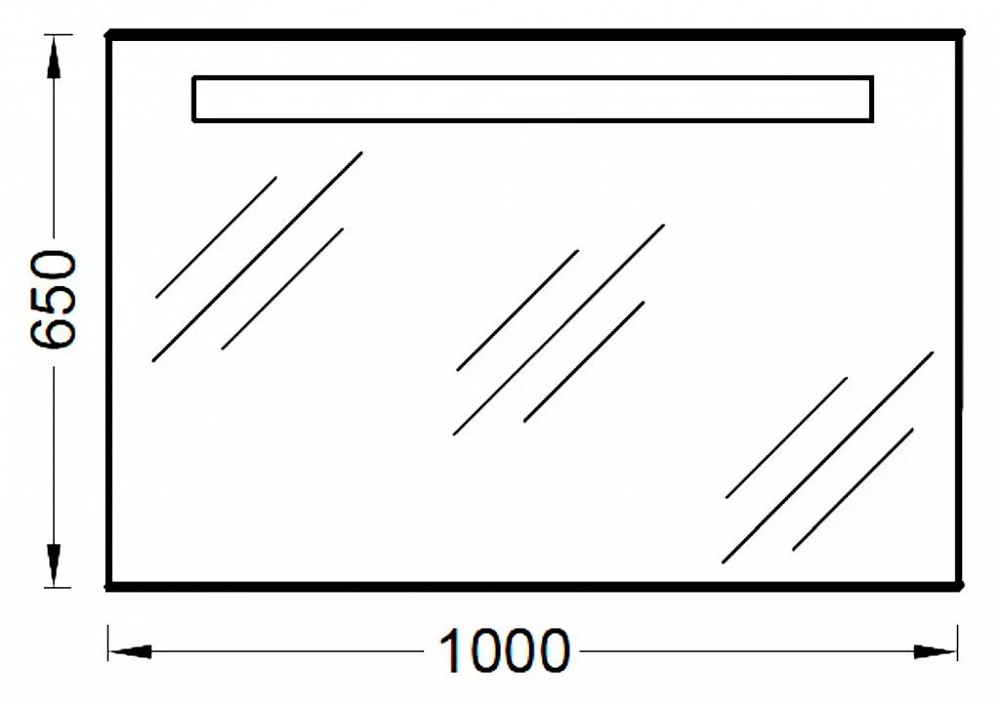 Зеркало Jacob Delafon EB1416-NF 100 см - 6
