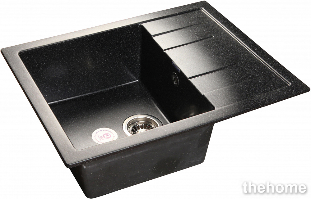Кухонная мойка GranFest Quadro GR-Q650L 449257 черная - TheHome