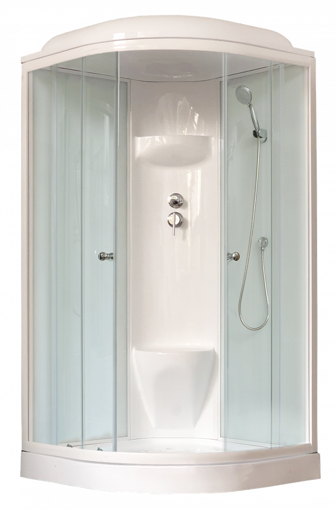 Душевая кабина Royal Bath 90HK6-WT белое/прозрачное - TheHome