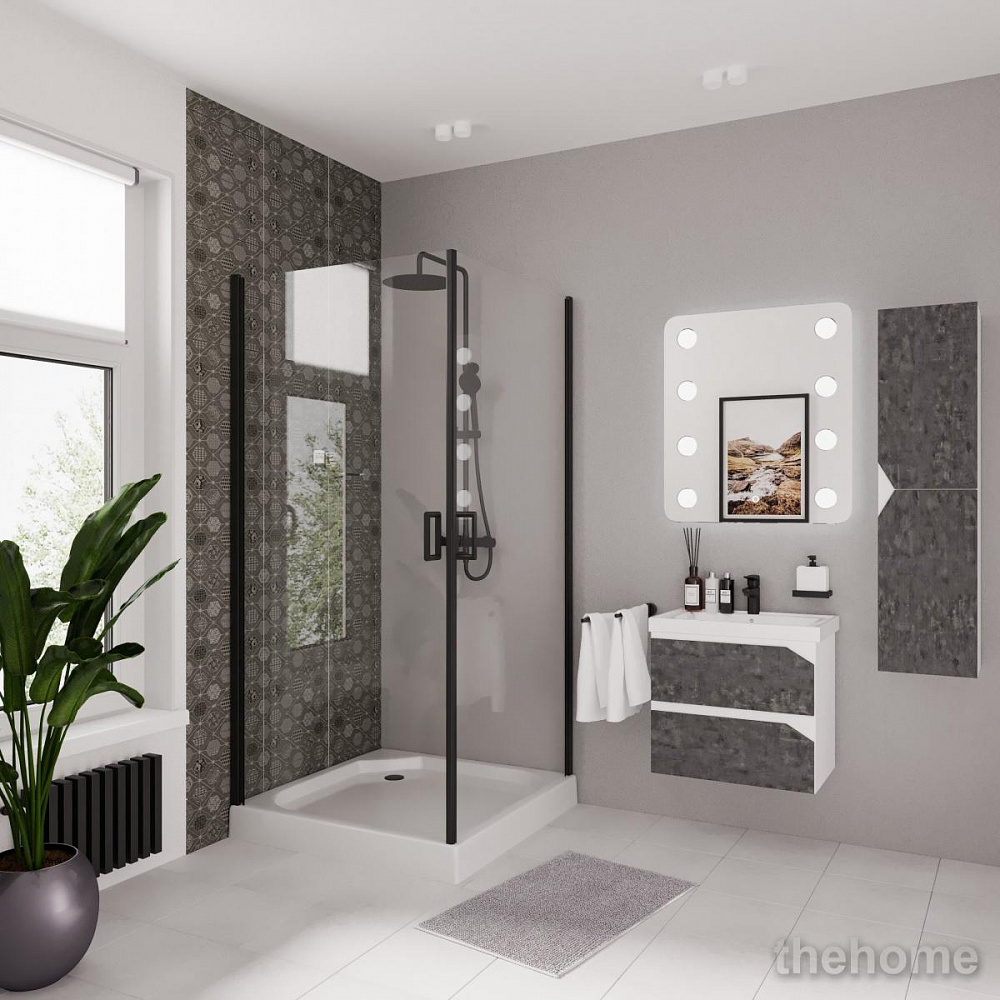 Душевой уголок Niagara Nova 68030811BLACK 90x90 см - 2