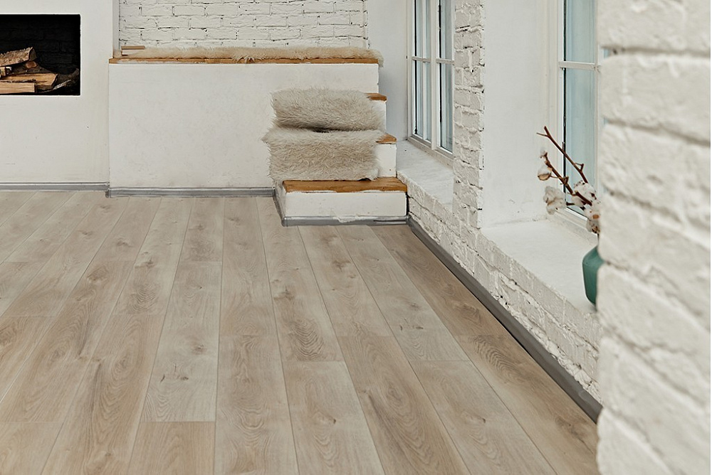 Каменно-инженерная плитка Alpine Floor Premium XL Дуб Натуральный Отбеленный ABA ECO 7-5 - TheHome