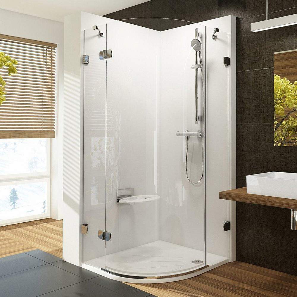 Душевой уголок Ravak BRILLIANT BSKK3 BSKK3-80 L хром+ прозрачное стекло - TheHome