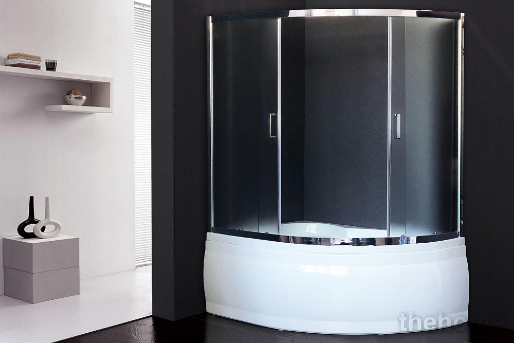 Душевая шторка Royal Bath RB 170ALP-C-CH (хром/6мм матовое) - TheHome