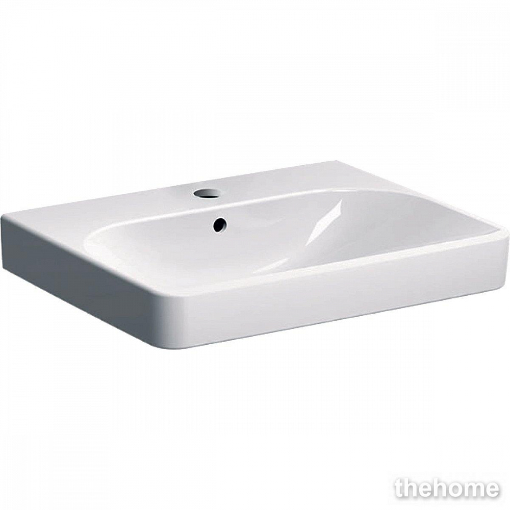 Раковина Geberit Smyle Square 60см 500.229.01.1 белая - TheHome