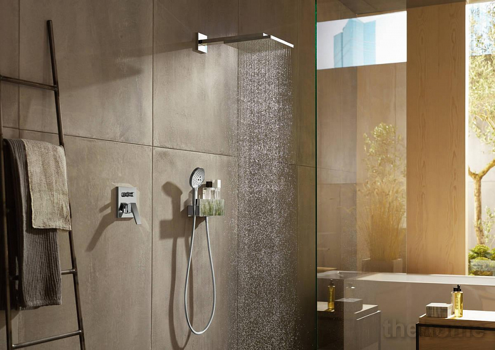 Верхний душ Hansgrohe Raindance E 300 1jet 26238990, полированное золото - 4