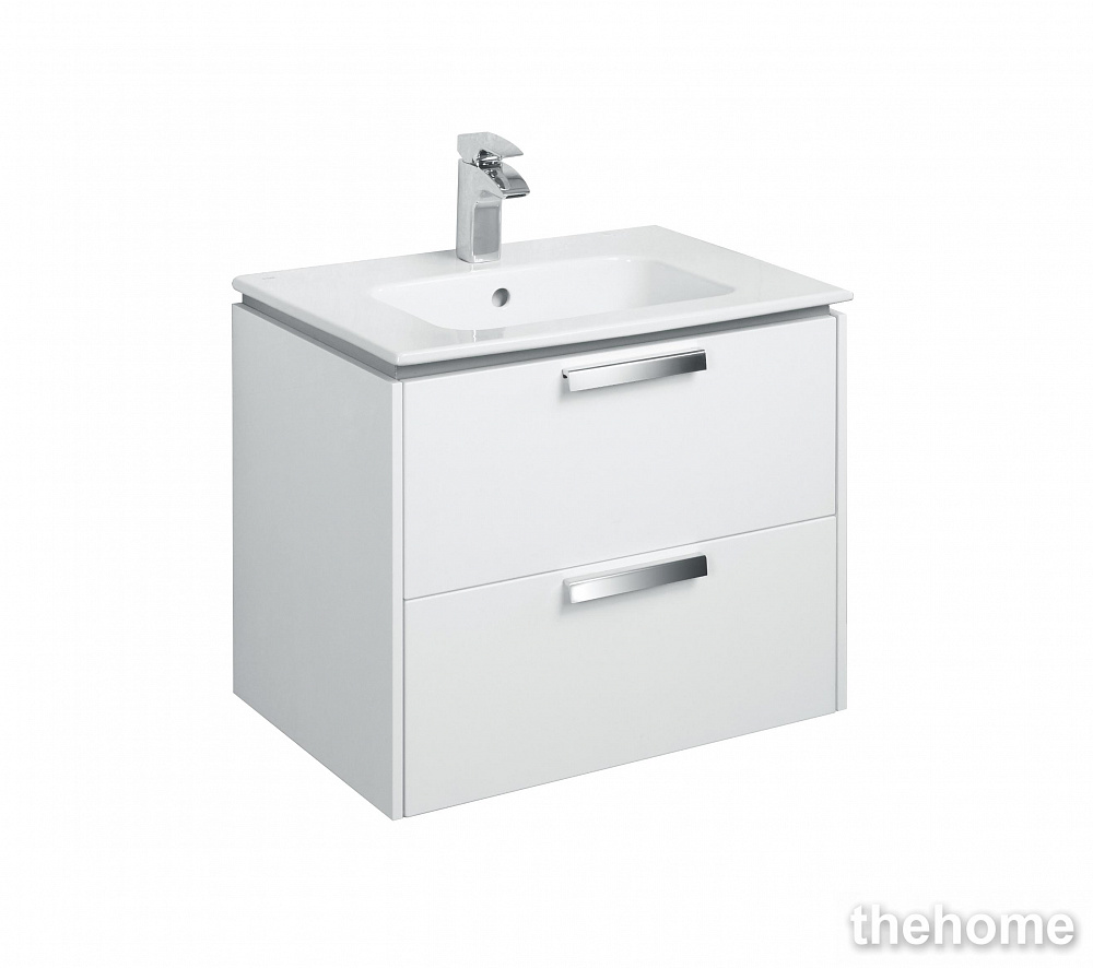 Тумба под раковину 60 см Roca Lago 857295806 белый глянец - TheHome