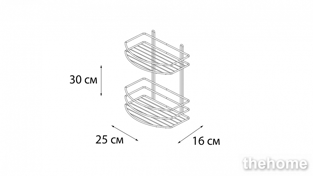 Полка Fixsen FX-720B-2 черный - 3