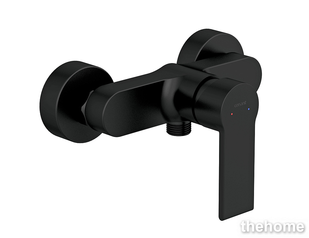 Смеситель Cersanit Brasko Black для душа черный, 63109 - TheHome