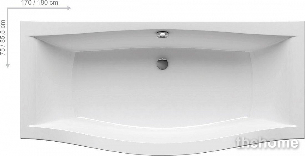 Акриловая ванна Ravak MAGNOLIA 180 x75 - TheHome