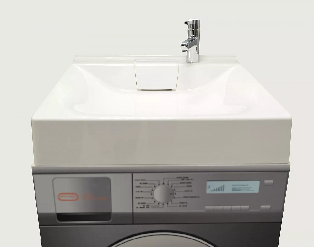 Раковина 60 см 1Marka Laundry У71489 белый - 2