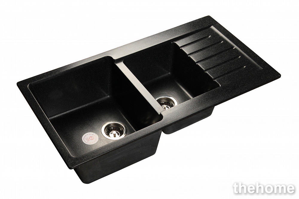 Кухонная мойка GranFest Practic GF-P980KL 429645 черная - TheHome