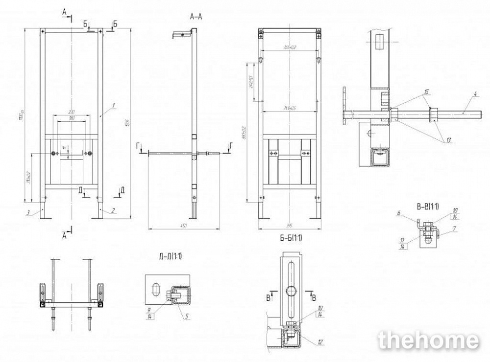Комплект Cersanit City New Clean On c сиденьем и инсталляцией + кнопка - 4