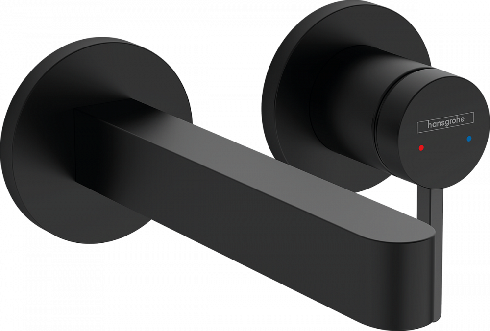 Смеситель Hansgrohe Finoris для раковины 76051670 черный - TheHome