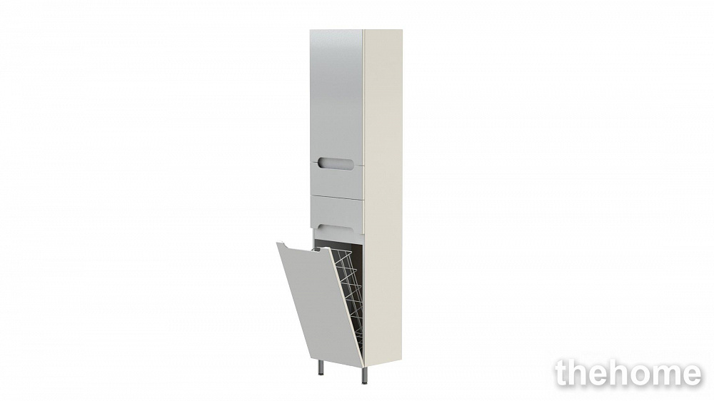 Шкаф-пенал Orange Rio 40см PR40-05KR белый с корзиной - TheHome