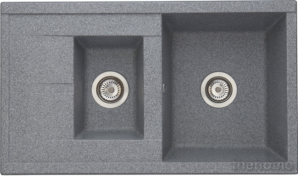 Кухонная мойка Акватон Делия 87 1A716232DE230 серая - TheHome