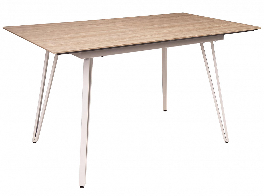 Стол обеденный R-Home Диего раздвиж. 140-180*80 дуб БЕЛЫЙ - TheHome