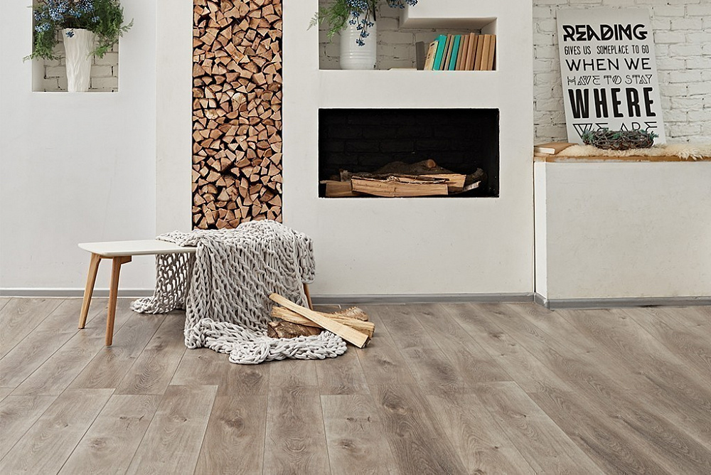Каменно-инженерная плитка Alpine Floor Premium XL Дуб Грей Дождливый ECO 7-4 - TheHome