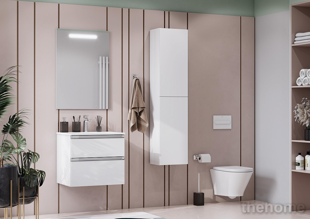 Шкаф-пенал Roca The Gap 857554806, белый глянец - 3