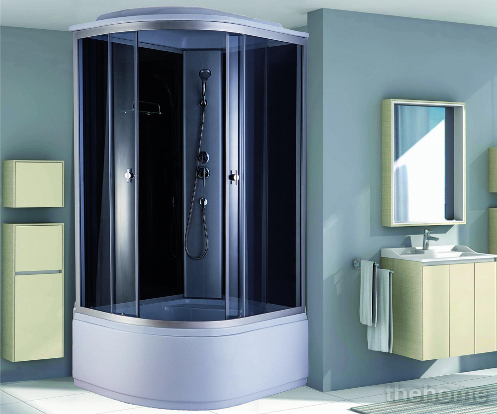 Душевая кабина Niagara Classic NG-2510-14R 120x80x220 правая стекло тонированное - TheHome