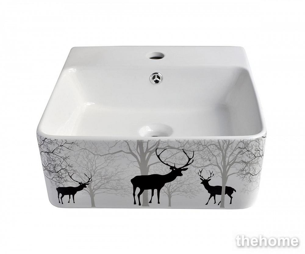 Накладная раковина Bronze de Luxe Black Deer 1060BD - TheHome