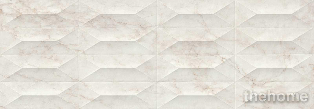 Плитка Marbleplay Calacatta Struttura Gem 3D Rett. 30х90 - TheHome