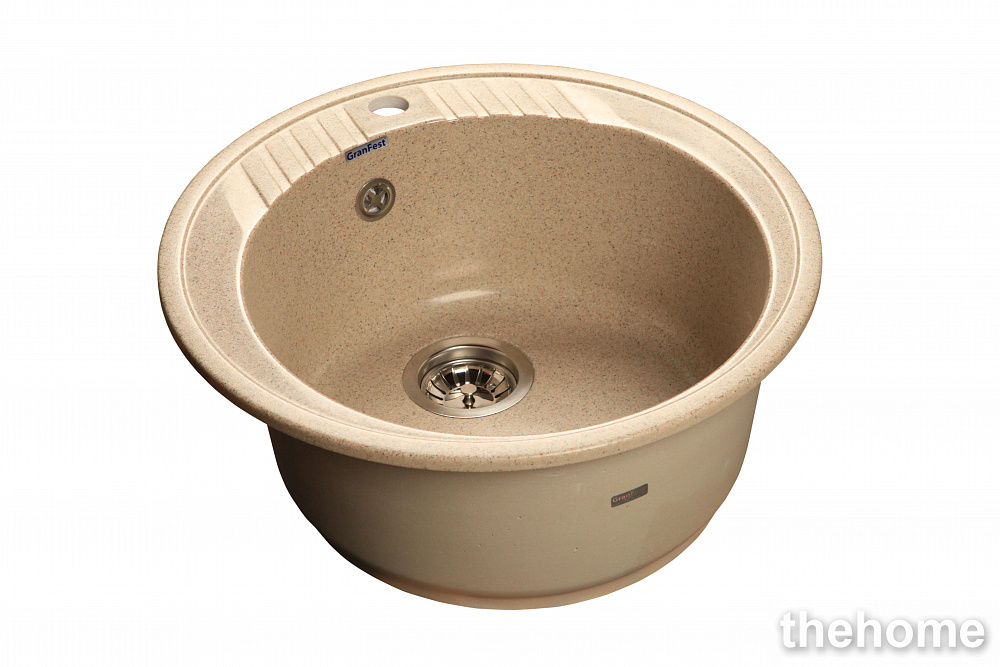Кухонная мойка GranFest Rondo GF-R520 429015 песочная - TheHome