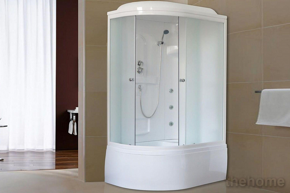Душевая кабина Royal Bath 8120BK2-M матовое правая - 2