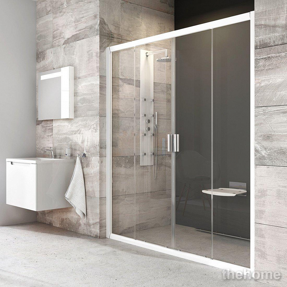 Душевая дверь Ravak BLIX BLDP4-200 белый+ прозрачное стекло - TheHome