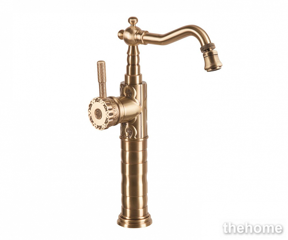 Смеситель для кухни + поворотная насадка Bronze de Luxe Windsor 21888K - TheHome