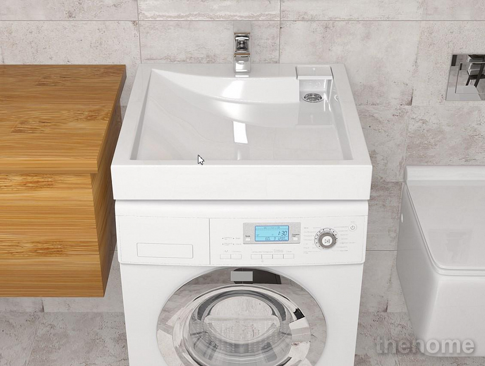Раковина над стиральной машиной Altasan Lux 600*600 UPP60LUXs - 4