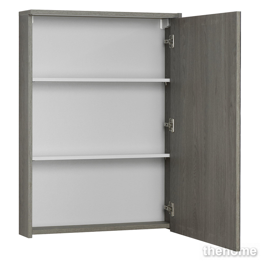 Зеркальный шкаф Aquaton Стоун 1A231502SXC80 60 x 83.3 см, с подсветкой, грецкий орех - 2