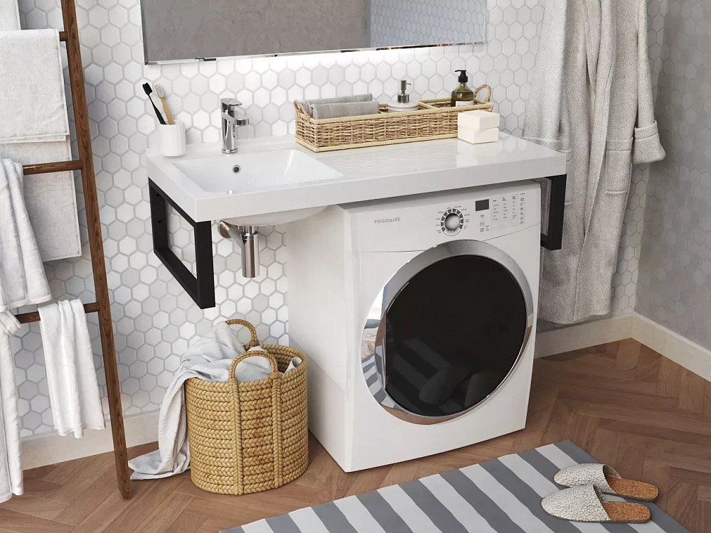 Раковина 110 см 1MarKa Wash Ц0000010452 белый - 2