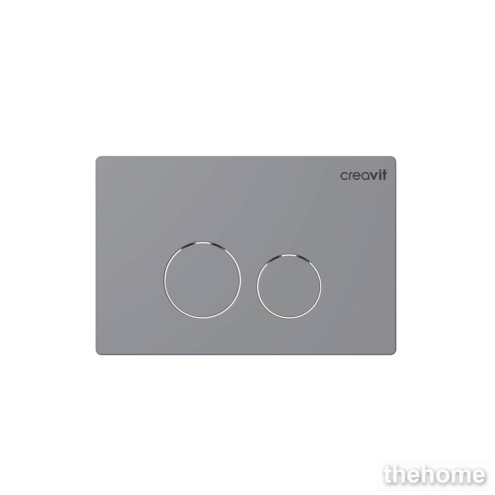 Клавиша смыва для инсталляции Creavit Terra GP9002.00 серая матовая - TheHome