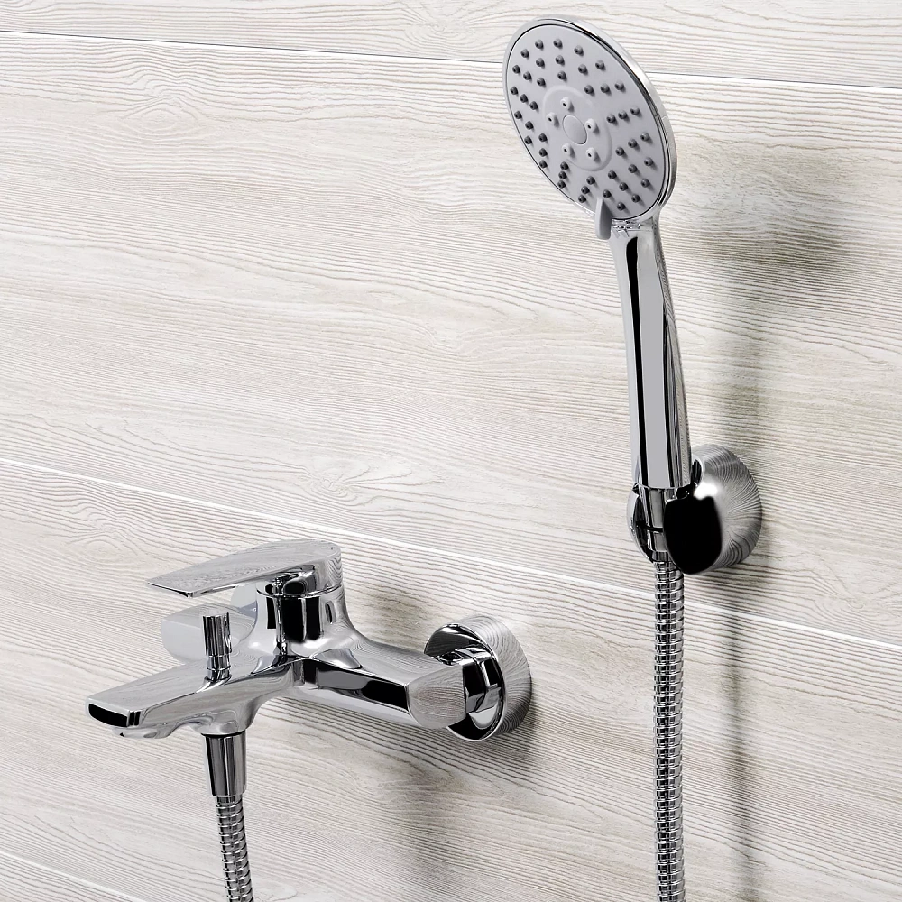 Смеситель Wasserkraft Lopau 3200 для ванны с коротким изливом 3201 - 2