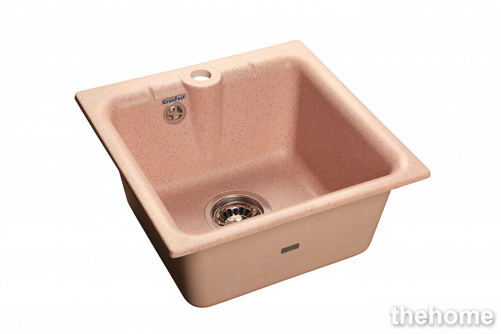 Кухонная мойка GranFest Practic GF-P420 457760 розовая - TheHome