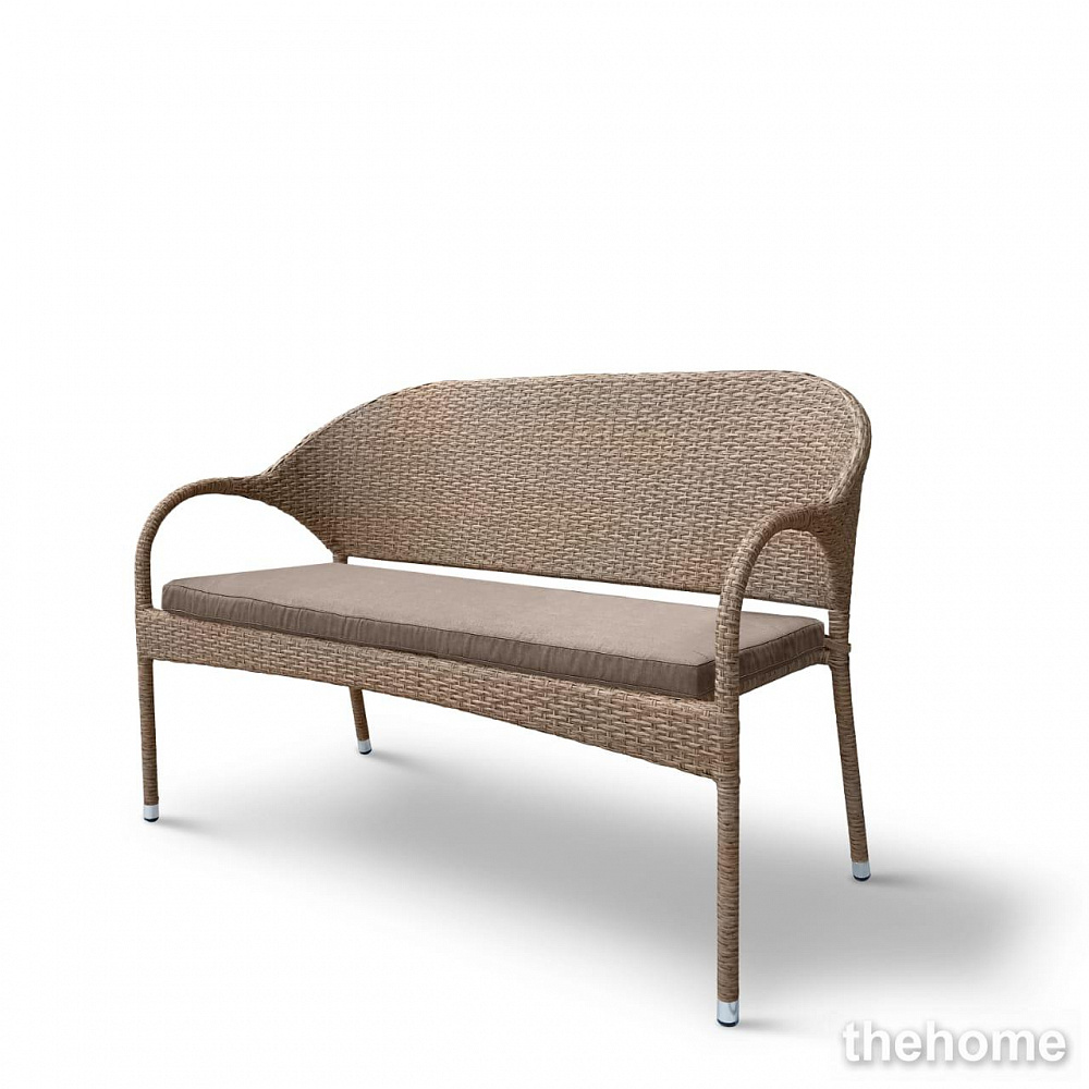 Плетеный диван S70B-W56 Light Brown Afina - 2