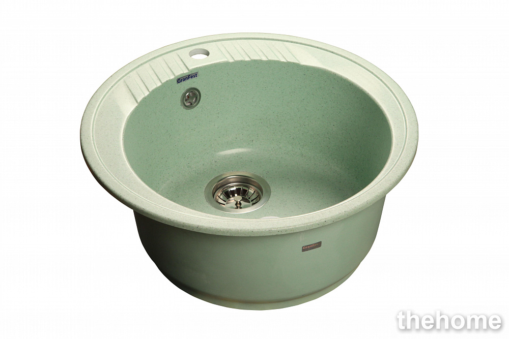 Кухонная мойка GranFest Rondo GF-R520 430334 салатовая - TheHome