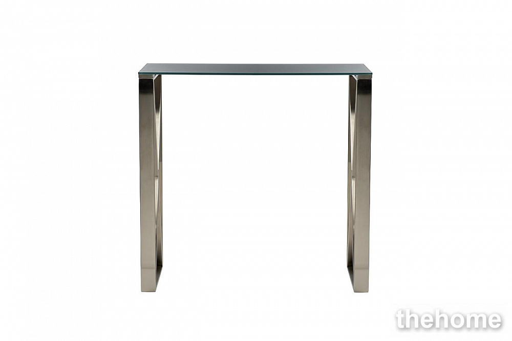 76AR-8165KONS Консоль стекло серое/мат.латунь 80*30*78см Garda Decor - TheHome