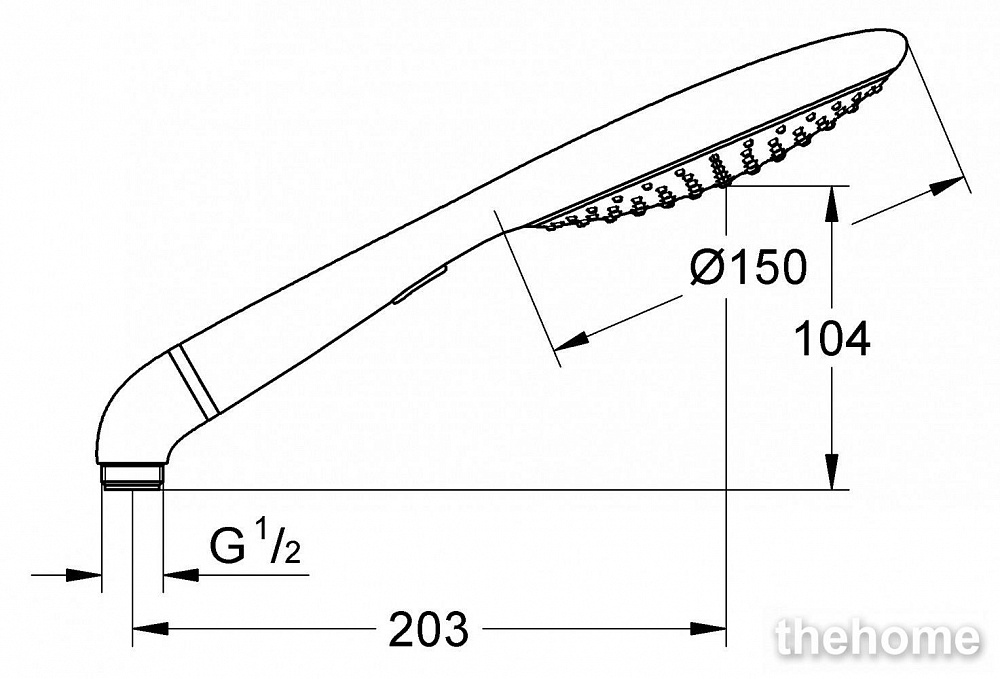 Ручной душ Grohe Rainshower Solo 27272000, хром - 5