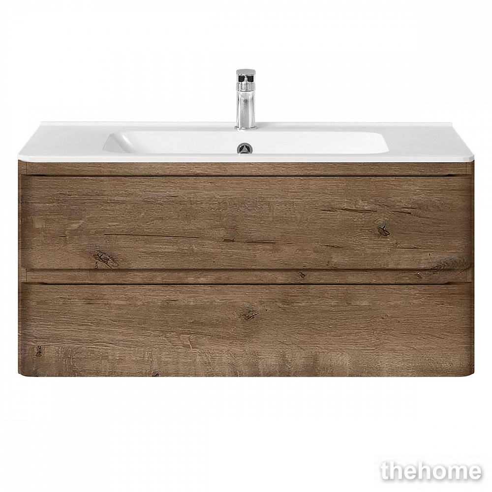 Тумба под раковину Vincea Vico 100 см подвесная, ящики soft close, V.Oak - 2