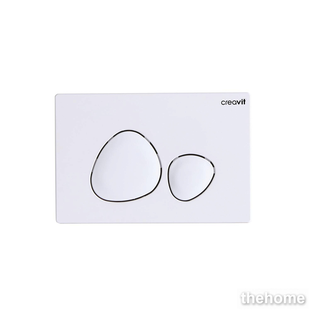 Клавиша смыва для инсталляции Creavit Spa GP7001.00 белая - TheHome